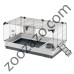 Клетка с пълно оборудване за мини зайчета - 100 / 60 / 50 cм. - Ferplast Cage Krolik